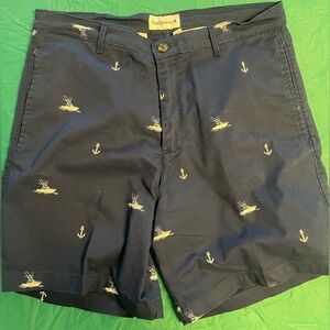 Saddlebred Navy Khaki Shorts (w/ Boats)